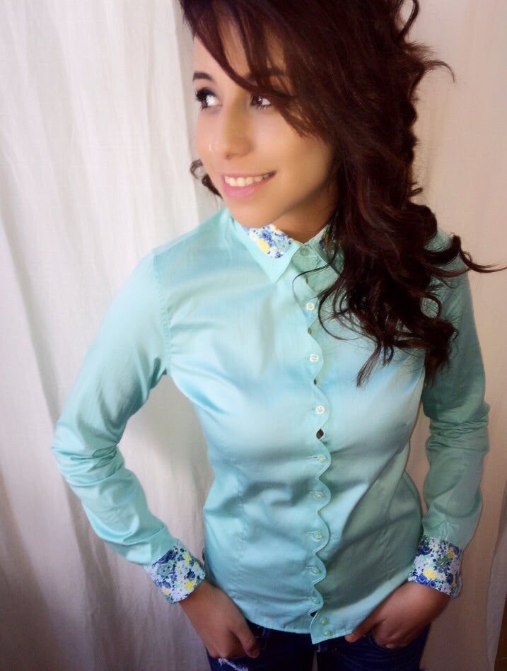 De Mint women's dress shirt by Boutique de Marcus